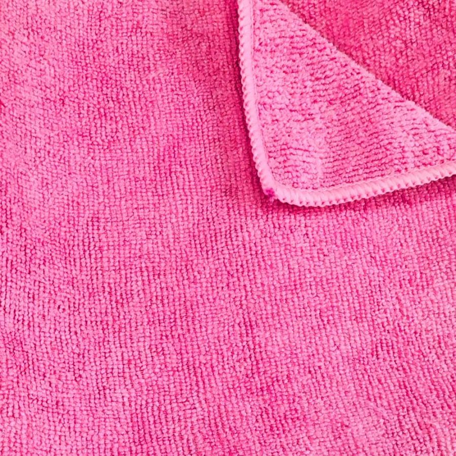 Gym Towel - Pack of 12 - Super Soft, Quick Dry Workout Sweat Towels, 300 GSM Lightweight & Absorbent for Sports, Working Out, Yoga, and Spa, 16 x 27 in, Hot Pink - Image 2