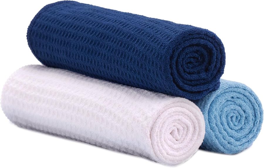 Gym Towels, Yoga Towel for Home and Gym Bag, 16 Inch x 27 Inch, 3 Pack