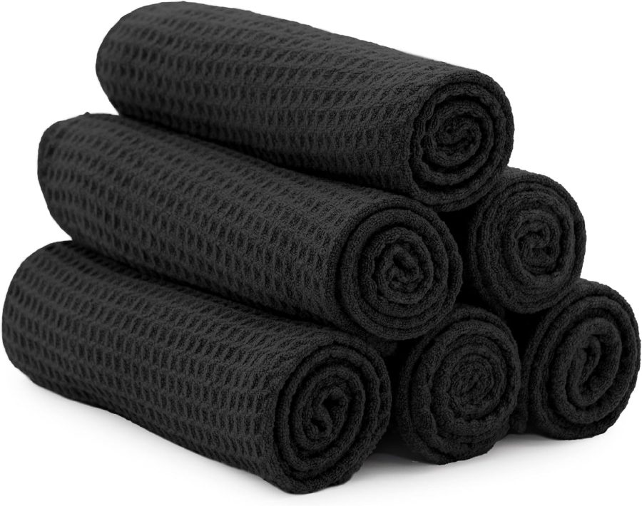 Gym Towels, Yoga Towel for Home and Gym Bag, 16 Inch x 27 Inch, 6 Pack